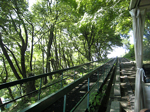 スタート地点 スゴイ上り坂