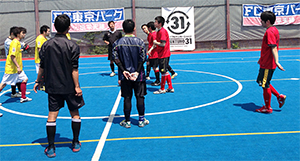 試合開始 試合風景